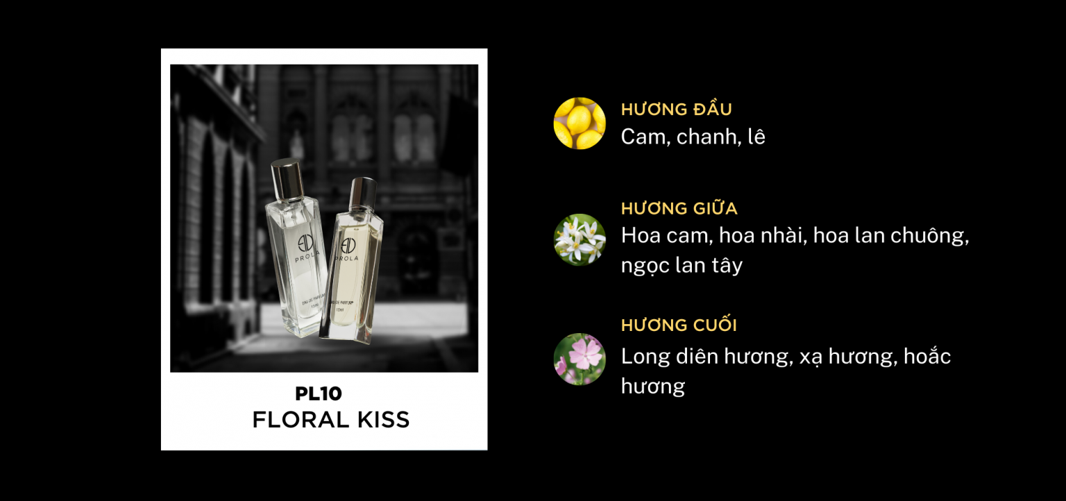 Tầng hương nước hoa Floral Kiss (PL10) 15ml